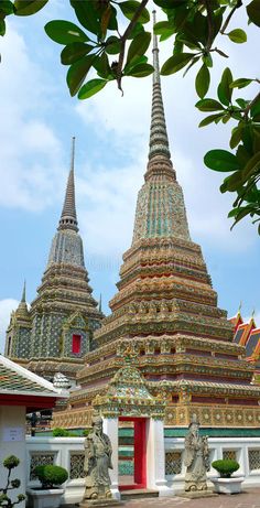 Wat pho temple in Bangkok royalty free stock photos Wat Pho Bangkok, Wat Arun, Wat Pho, Illustration Photoshop, Vertical Images, Buddhist Temple, Southeast Asia, Buddhism