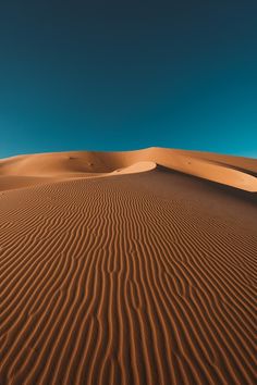 the sand dunes in the desert are very thin