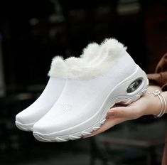 Possible Women's Fur Walking Shoes Sock Sneakers | Ultrasellershoes.com – Ultra Seller Shoes Winter Slip-on Walking Sneakers, Winter Slip-resistant Sneakers With Round Toe, Comfortable Slip-resistant Walking Shoes With Flat Heel, Comfortable Slip-on Winter Sneakers, Comfortable Slip-resistant Walking Shoes, Winter Low-top Slip-resistant Sneakers, Slip-resistant Walking Shoes With Round Toe, Breathable Comfortable Closed Toe Sneakers, Comfortable Breathable Closed Toe Sneakers