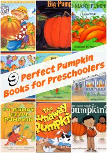 eight pumpkin books for preschoolers