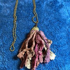 Chain Never Worn With Gold An Browns Burgundy Silk Tassel Adjustable Brown Hand-strung Necklaces, Brown Bohemian Tassel Necklace, Silk Tassel Necklace, Adjustable Brown Hand-strung Rosary, Brown Gold, Womens Jewelry Necklace, Tassels, Jewelry Necklaces, Women Jewelry