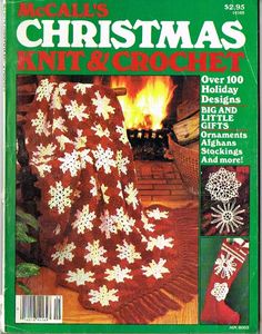 a magazine cover with a christmas blanket on it