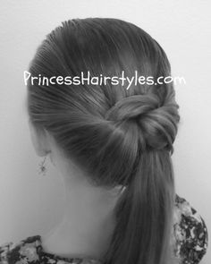 Fancy Topsy Tail Ponytail Topsy Tail Hairstyles, Easy Hairstyle Video, Topsy Tail, Easy Work Hairstyles, Easy Care Hairstyles, Easy Hairstyles For School, Hairstyles For Girls, School Hairstyles, Princess Hairstyles