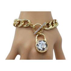 z125 Women Fashion Bracelet Classic Look Popular Piece New Women Fashion Wrist Bracelet - Fashion Accessory Metal chain links bracelet - bracelet for day or night wear Great for party or casual outfit - sexy and chic ladies style Condition: Brand new Color: Gold metal chain and charms + silver rhinestones and beads Wrist Size : Up to 7 1/2" Classic Women's Fashion Bracelet with Chain Links and Rhinestones Description: Elevate your style with this classic yet glamorous women's fashion bracelet. T Adjustable Crystal Bracelet With Lobster Clasp For Party, Party Gold Chain Link Bracelet, Trendy Chain Bracelets For Party, Trendy Charm Bracelet For Parties, Trendy Charm Bracelet For Parties With Lobster Clasp, Trendy Charm Bracelet With Lobster Clasp For Parties, Trendy Party Chain Bracelets, Trendy Party Charm Bracelet With Lobster Clasp, Trendy Metal Charm Bracelet For Parties