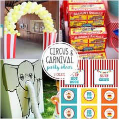 circus and carnival party ideas for kids