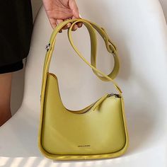 Luxury Leather Lemon Color Shoulder Bag  SIZE(Width)23cm * (Height)20cm * (Thickness)8cmNote: 1 Inch=2.54 CM; 1 CM=0.39 Inch , Due to different batches, bag's liner may be different. Fashion designer and good price, please rest assured purchase. ( All pictures are actual photos. But due to the different light and monitor setting, minor color difference maybe exist. Thank you for understanding. ) Lemon Color, Luxury Crossbody, Women Crossbody Bag, Crossbody Bags For Women, Handbag Straps, Bag Women, Wide Straps, Leather Satchel, Casual Bags