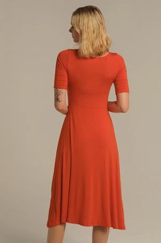 Harmony Dress - Flame | Bamboo Body