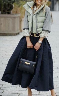 Daily Heels Outfit, Fall Outfits 2023 Skirt, Mode Boho, Stil Elegant, A Skirt, Looks Chic, 가을 패션, Looks Style