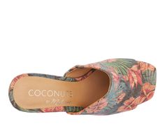 Cork + Synthetic Materials upper, Slip on for easy entry,4\ corked wedge heel / platform with espadrille stripe details, Open square toe, Lightly padded footbed, Man made outsole | Women's Coconuts by Matisse Audrey Platform Wedge Sandals in Hawaiian Cork Size 8 Beach Mules With Cushioned Footbed And Wedge Heel, Beach Wedge Heel Mules With Cushioned Footbed, Cushioned Wedge Heel Mules For The Beach, Summer Wedge Heel Mules With Cushioned Footbed, Casual Summer Mules With Wedge Heel, Beach Mules With Stacked Wedge Heel, Beach Wedge Heel Mules With Stacked Heel, Casual Beach Mules With Wedge Heel, Casual Wedge Sandals With Block Heel For Beach Season