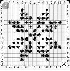 an image of a grid with numbers and flowers on it, as well as the number one