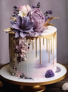 50th Birthday Purple And Gold, 50th Birthday Cake For Women Purple, 40th Birthday Cake For Women Purple, Purple 50th Birthday Cake, 40th Birthday Ideas For Women Purple, 50th Birthday Ideas For Women Purple, Purple 60th Birthday Party Ideas, 50 Shades Of Purple Birthday Party, Purple And Gold Cakes