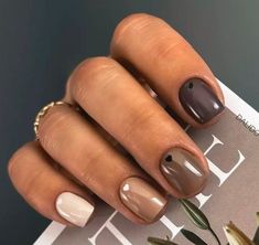 Fall Almond Nails Ideas, Almond Nails Ideas, Fall Almond Nails, Fall Toe Nails, Fall Gel Nails, Cute Nails For Fall, Shellac Nails, Colorful Nail Designs, Dipped Nails