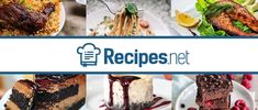 a collage of photos with the words recipes net