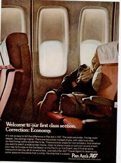 an advertisement for air new zealand showing the seats in the plane with luggage on them