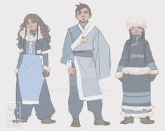 Air Nomads, The Fire Nation, Earth Kingdom, Water Bender, Concept Clothing