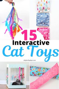 the top 15 interactive cat toys that are great for kids to play with and learn