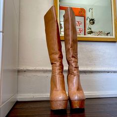 These Were My All Time Favorite Boots, I Took Good Care Of Them. No Box 70s Boots, High Heeled Boots, Favorite Boots, Platform High Heels, High Heel Boots, Shoes Heels Boots, All Time, Shoes Women Heels, Heeled Boots