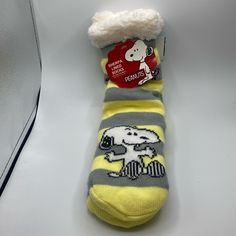 Peanuts Snoopy Sherpa Non Slippery Knee High Fuzzy Socks/ Slipper Unisex Mens Ladies Kids Grandma Home Relaxed Guft Holiday Christmas Hanukkah Grandma Home, Peanuts Characters, Fuzzy Socks, Christmas Hanukkah, Peanuts Snoopy, Slipper Socks, Knee Socks, Sherpa Lined, Holiday Christmas