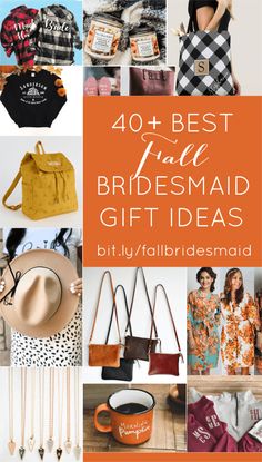 the best fall bridesmaid gift ideas