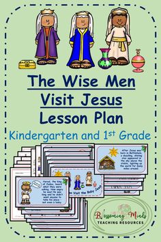 the wise men visit jesus lesson plan for children to learn how to read and write