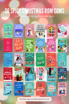 christmas books for kids with the title, 30 spicy christmas rom comps on it