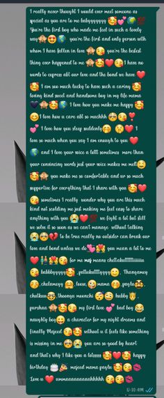 the back side of an advertisement with emoticions on it, and text that reads i really don't know what they are