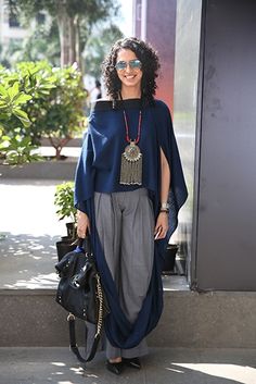 street style - Aparna Badlani, Curator and co-owner of Atosa at the LFW summer-resort 2015 Street Style India, Fusion Wear, Vogue India, Lakme Fashion Week, Indian Wedding Outfits, Indian Designer Outfits, Indian Fashion Dresses