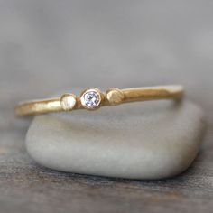 Tiny Diamond and Gold Wedding Ring, Skinny Diamond Ring, Classic Minimalist Style, Solid 14k Gold Skipping Stone Ring, Gifts for Her, Eco - Etsy Canada Classic Minimalist Style, 14k Gold Wedding Ring, Diamond Stacking Rings, Gold Wedding Ring, Gold Ring Sets, Tiny Diamond, Diamonds And Gold, Gold Wedding Rings, Gold Diamond Rings