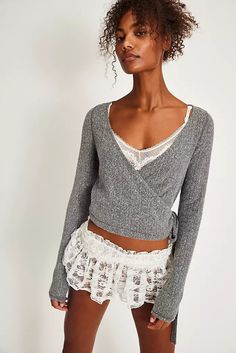 Tops + Tees for Women | Free People UK Fitted Sleeves, Cute Lingerie, Closet Essentials, Free People Intimates, Sugar Plum, Cardigan Fashion