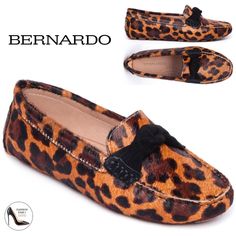 Bernardo Janie Women’s Animal Print Leather Loafers Leopard Print Knotted Ballet Flats Shoe Size 7 New In Box Bernardo Leopard-Print Dyed Bovine Hair (Brazil) Ballet Flat. Flat Heel. Round Moc Toe. Knotted Strap At Notched Vamp. Slip-On Style. Leather Lining. Rubber Driving Sole. "Janie" Is Made In Brazil. These Fashion Low Heel Flat Shoes Are Very Comfortable And Stylish. Please Check Items In My Boutique With Top Fashion, Luxury And Lifestyle Brands. Comfortable Shoes For Women For Work. Most Designer Low-top Luxury Loafers, Luxury Black Moc Toe Dress Shoes, Luxury Almond Toe Flats With Heel Strap, Luxury Black Driving Loafers, Luxury Slip-on Ballet Flats With Leather Sole, Luxury Ballet Flats With Heel Strap And Low Heel, Luxury Low-top Loafers With Rubber Sole, Luxury Designer Low-top Loafers, Leopard Print Heels Outfit