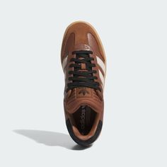 adidas Samba XLG Shoes - Brown | Free Shipping with adiClub | adidas US Soccer Trainer, Indoor Soccer, Shoes Brown, Adidas Samba, Adidas Online, Original Design, Original Designs, Back To School, Soccer