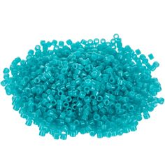 bead treasures turquoise seed beads for making bracelets and necklaces, pack of 50