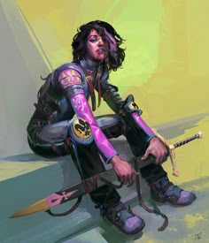 ArtStation - StreetKnight2, David Barker Ballroom Dance Outfits, Cyberpunk Rpg, Cyberpunk City, Modern Fantasy, Game Character Design, Fantasy Concept Art, Urban Fantasy