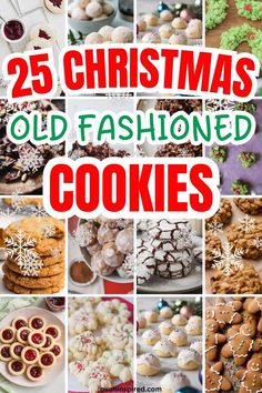 25 christmas old fashioned cookies collage