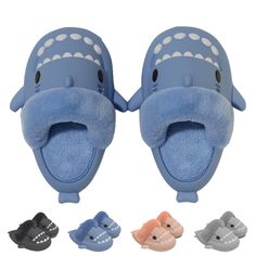 PRICES MAY VARY. 【Removable & Washable Lining】 The lining of our slippers is removable and washable, making it easy to keep your slippers clean and fresh. 【High-Elastic & Durable Material】Our slippers are made from high-quality materials that are both lightweight and durable. These slippers will last for a long time with proper care. 【Thick Sole】The slippers have a thick sole that provides great support and comfort for your feet,wonderful as all day wear slippers indoor and outdoor. 【Warm & Comf Fluffy House Shoes, Adorable Shark, Shark Slippers, Shark Design, Fluffy Slippers, Cute Shark, Fuzzy Slippers, Walking On Clouds, Warm Slippers