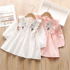 Product Title: Girls Embroidered Solid Pleated Long Sleeve Sweet DressKeyword Tag: Baby Clothes In Spanish* Soft Feeling & Cozy Comfortable* Package Package Included: 1 Dress* Fabric & Fabric: 95% Cotton, 5% Spandex* Available for Machine Wash as well as Tumble Dry* Imported// window.dataLayer = window.dataLayer || []; function gtag(){dataLayer.push(arguments);} gtag('js', new Date()); gtag('config', 'UA-172659890-2'); // ]]> Are you look for a best quality and cheapest dress? Then Girls Embroi Clothes In Spanish, Ruffles Dress, Cotton Frocks, Baby Jumpsuit, First Birthday Outfits, Sweet Dress, In Spanish, Cheap Dresses, Trendy Colors