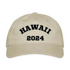 Organic Baseball Cap | Joyful Clothing Etc. Vacation Bucket List, Hawaii Trip, Hawaii Vacation, Travel Outfit, Simple Design, Baseball Cap, Bucket List, Hawaii, Casual Wear