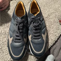 Hugo Boss Lifestyle Sneakers Worn Once Size 43 Boss Lifestyle, Hugo Boss Shoes, Boss Shoes, Lifestyle Sneakers, Boss Black, Mens Shoes Sneakers, Hugo Boss, Black Blue, Blue Black