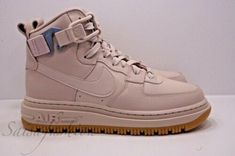 ad eBay - Find many great new & used options and get the best deals for Nike Women's AF1 HI UT 2.0 Fossil Stone Pearl White DC3584-200 Size 8 at the best online prices at eBay! Free shipping for many products! Nike Air Force 1 Utility, Air Force 1 High, Nike Air Vapormax, Nike Fashion, Nike Air Zoom, Nike Air Force 1, Nike Air Force Sneaker, Air Force 1, Nike Free