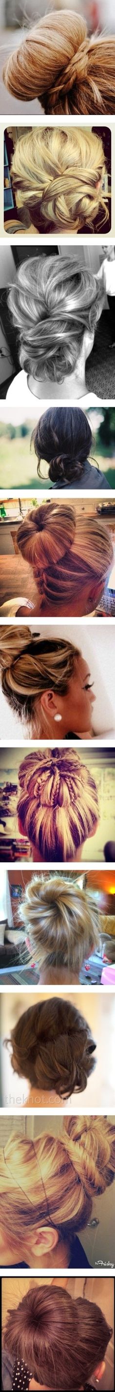 bun love Make Up Sposa, Twisted Hair, Top Knots, Hair Buns, Makati, Up Girl