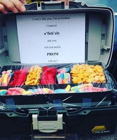 an open suitcase filled with lots of different colored donuts on it's side