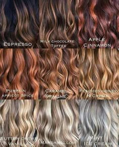 Hair Color Names, Which Hair Colour, Types Of Hair, Smink Inspiration, Hair Shades, Holiday Hairstyles