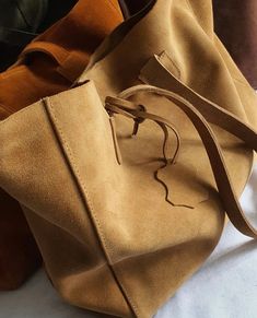 Brown Suede Bag, Bags For Ladies, Leather Shopper Bag, Suede Tote Bag, Suede Purse, Suede Bag, Minimalist Bag, Suede Tote, Brown Purse