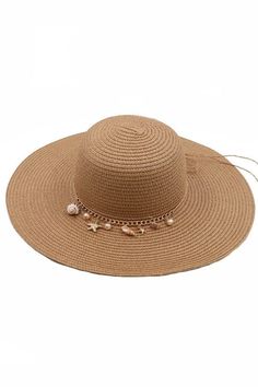 Instantly elevate your summer style with the Ocean Charm Chain Banded Wide Brim Floppy Hat. Crafted from lightweight, breathable fabric, this hat offers maximum sun protection while keeping you cool. Featuring a wide brim, adjustable chin strap, and chic ocean charm chain, it is both flattering and fashionable. The one size fits all design ensures a comfortable fit for everyone. Adele Dress, Charm Chain, Summer Hat, Secret Sale, Pink Beige, Summer Hats, Cancun, Wide Brimmed, Summer Style