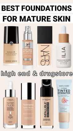 Foundation For Older Skin, Best Foundation Makeup, Baby Belle, Best Foundations, Makeup Tips For Older Women, Makeup For Older Women, Makeup Artist Tips, Face Makeup Tips