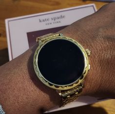 You Will Love This Beautiful Kate Spade Scallop Smart Watch-Gold In Like New Condition. No Scratches, Blemishes Or Defects. Includes All Original Packaging, Documentation And Equipment. Looks Great With Casual Or Dressy Attire. Dressy Attire, Kate Spade Accessories, Gold Watch, Accessories Watches, Smart Watch, Looks Great, Gold Color, Love This, Kate Spade