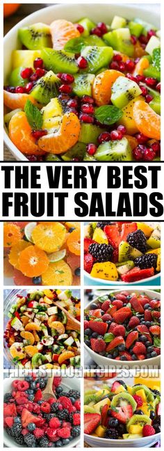 the very best fruit salads