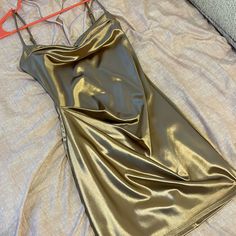 Adjustable Straps And Zipper Back. Very Nice Thick Stretchy Material. Does Not Have Tag With Size But Fits Between Xs/S Gold V-neck Mini Dress, Dresses Lucy In The Sky, 22 Bday, Gold Homecoming Dress, Lucy In The Sky Dress, Hoco 2024, Blue Sequin Dress, Lucy In The Sky, Sequin Bodycon Dress