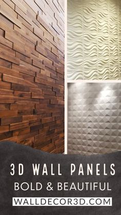 Beautiful Bedroom Wall Panel Design Ideas l Stylish Bedroom Wall Paneling Designs Removable Wall Panels Ideas, Wood Walls In Bedroom, Tile Accent Wall Office, Teak Accent Wall, Textured Wallpaper Accent Wall Bedroom, 3d Accent Wall Diy, Driftwood Accent Wall, 3d Accent Walls In Living Room