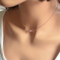 Gemstone Choker Necklace, Rose Gold Chain, Lepidocrocite, Real Gemstone, Simple Pink Gold Jewelry, L Rose Gold Crystal Necklace With Delicate Chain, Rose Gold Delicate Chain Crystal Necklace, Rose Gold Crystal Necklace With Clavicle Chain, Rose Gold Clavicle Chain Crystal Necklace, Crystal Choker Necklace With Delicate Chain For Gifts, Delicate Chain Crystal Choker Necklace For Gift, Minimalist Pink Clavicle Chain Necklace, Delicate Crystal Choker Necklace As Gift, Delicate Crystal Choker Necklace For Gift